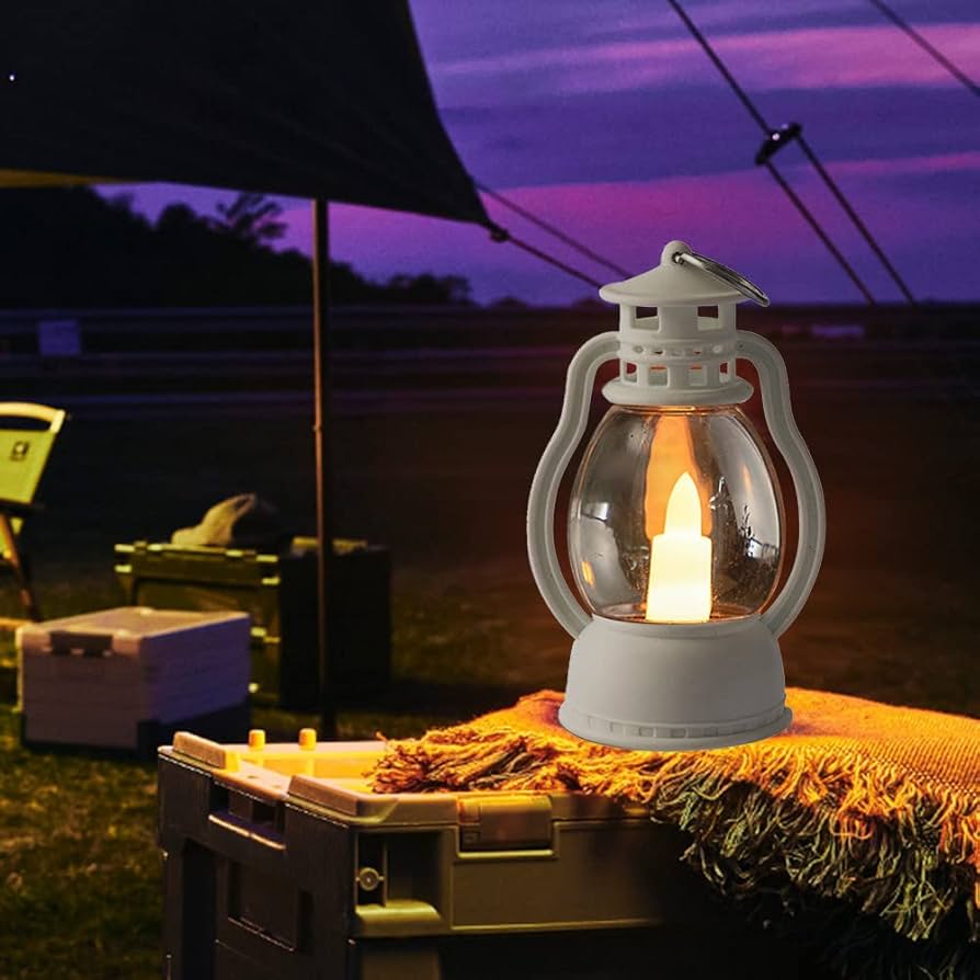 Amazon.co.jp: オイルランタンランプ、LEDヴィンテージランタン電池式
